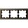 Merten MEG4030-6552 D-Life Metall Rahmen 3-fach Moccametallic