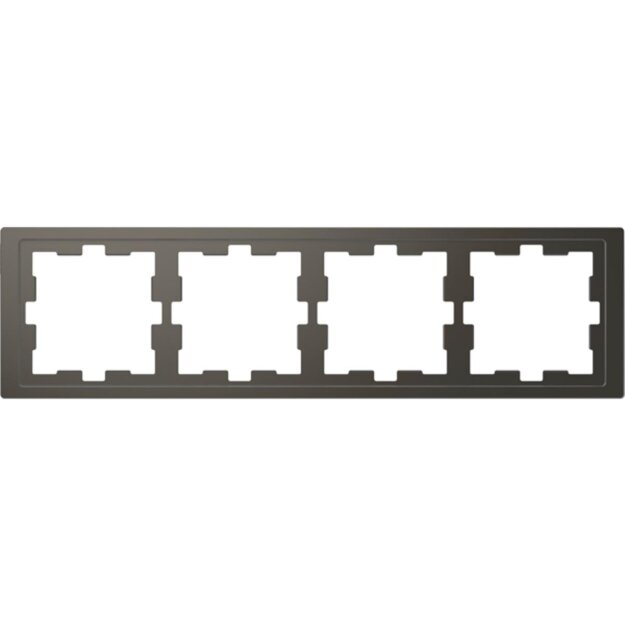 Merten MEG4040-6534 D-Life Rahmen 4-fach Anthrazit