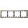 Merten MEG4040-6550 D-Life Metall Rahmen 4-fach Nickelmetallic