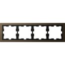 Merten MEG4040-6552 D-Life Metall Rahmen 4-fach...