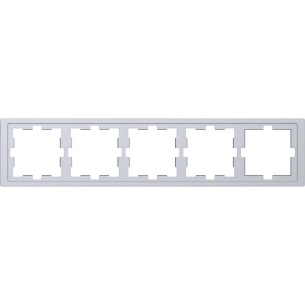 Merten MEG4050-6536 D-Life Rahmen 5-fach Edelstahl