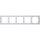 Merten MEG4050-6536 D-Life Rahmen 5-fach Edelstahl