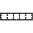 Merten MEG4050-6547 D-Life Stein Rahmen 5-fach Schiefer...