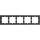 Merten MEG4050-6547 D-Life Stein Rahmen 5-fach Schiefer geschliffen
