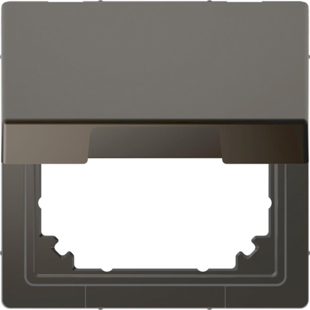 Merten MEG4081-6034 Adapter mit Klappdeckel für Einsätze nach DIN 49075 Anthrazit System Design