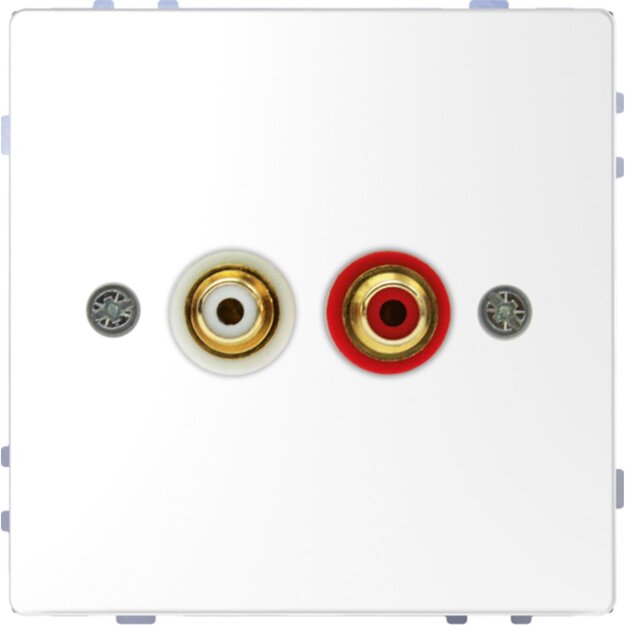Merten MEG4350-6035 Steckdose für Audio Anschluss Lotosweiß System Design