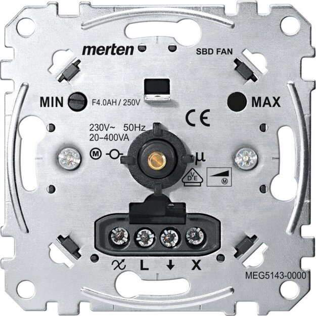 Merten MEG5143-0000 Drehzahlsteller-Einsatz 20-400 VA