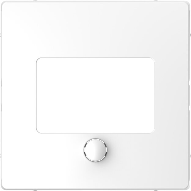 Merten MEG5775-6035 Zentralplatte für Universal Temperaturregler-Einsatz mit Touch-Display Lotosweiß System Design
