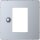 Merten MEG5775-6036 Zentralplatte für Universal Temperaturregler-Einsatz mit Touch-Display Edelstahl System Design