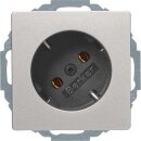 Berker 47276084 Steckdose SCHUKO 45° Q.1/Q.3 Alu Samt...