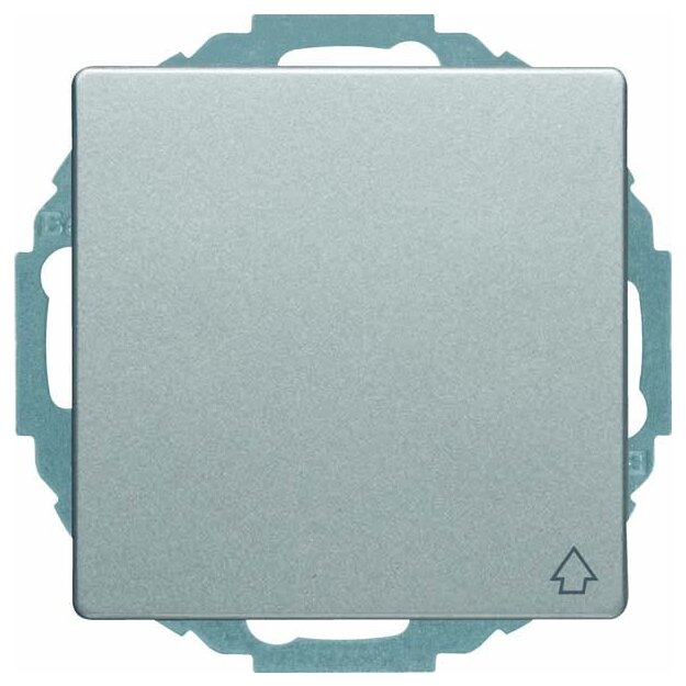 Berker 47446084 Steckdose SCHUKO mit Klappdeckel und erhöhter Berührungsschutz Q.1/Q.3 Alu Samt lackiert