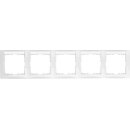 Berker 10258919 Rahmen mit Beschriftungsfeld 5-fach...