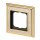 Busch-Jaeger 1721-838 Abdeckrahmen 1-fach Rahmen (Echtmetall) Messing Busch-dynasty® 2CKA001754A4633