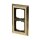 Busch-Jaeger 1722-836 Abdeckrahmen 2-fach Rahmen (Echtmetall) Messing Busch-dynasty® 2CKA001754A4644