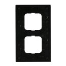 Busch-Jaeger 1722-843 Abdeckrahmen 2-fach Rahmen (Echtmetall) Messing Busch-dynasty® 2CKA001754A4669