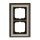 Busch-Jaeger 1722-848 Abdeckrahmen 2-fach Rahmen (Echtmetall) Messing Busch-dynasty® 2CKA001754A4654