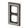 Busch-Jaeger 1722-848 Abdeckrahmen 2-fach Rahmen (Echtmetall) Messing Busch-dynasty® 2CKA001754A4654