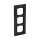 Busch-Jaeger 1723-831 Abdeckrahmen 3-fach Rahmen (Kunststoff) Anthrazit Busch-dynasty® 2CKA001754A4680
