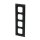 Busch-Jaeger 1724-831 Abdeckrahmen 4-fach Rahmen (Kunststoff) Anthrazit Busch-dynasty® 2CKA001754A4681