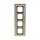 Busch-Jaeger 1724-838 Abdeckrahmen 4-fach Rahmen (Echtmetall) Messing Busch-dynasty® 2CKA001754A4636