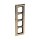 Busch-Jaeger 1724-838 Abdeckrahmen 4-fach Rahmen (Echtmetall) Messing Busch-dynasty® 2CKA001754A4636