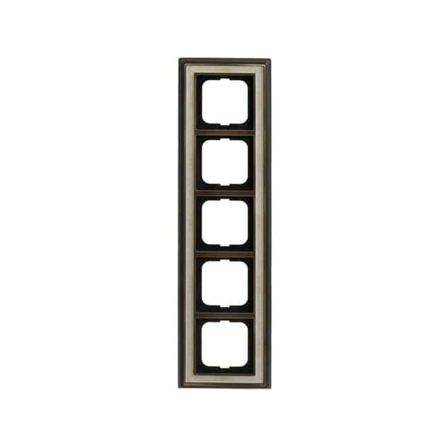 Busch-Jaeger 1725-846 Abdeckrahmen 5-fach Rahmen (Echtmetall) Messing Busch-dynasty® 2CKA001754A4667