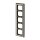 Busch-Jaeger 1725-848 Abdeckrahmen 5-fach Rahmen (Echtmetall) Messing Busch-dynasty® 2CKA001754A4657