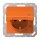 Jung A1520BFKLKOO SCHUKO-Steckdose mit Klappdeckel (Thermoplast bruchsicher) Orange Serie A