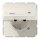 Jung CD1520NAKLKO SCHUKO-Steckdose mit Klappdeckel (Duroplast) Weiß Serie CD