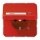 Jung CD1520NAKLKORT SCHUKO-Steckdose mit Klappdeckel (Duroplast) Rot Serie CD