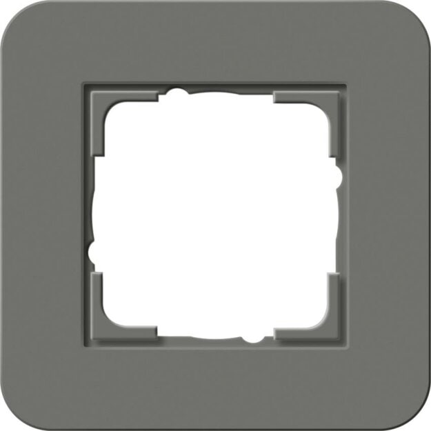 Gira 0211413 Abdeckrahmen 1-fach Gira E3 Dklgrau/Reinweiß