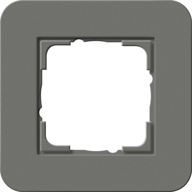 Gira 0211423 Abdeckrahmen 1-fach Gira E3 Dklgrau/Anthrazit