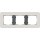 Gira 0213421 Abdeckrahmen 3-fach Gira E3 Hellgrau/Anthrazit