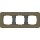 Gira 0213426 Abdeckrahmen 3-fach Gira E3 Umbra/Anthrazit