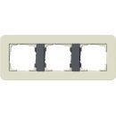 Gira 0213427 Abdeckrahmen 3-fach Gira E3 Sand/Anthrazit