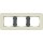 Gira 0213427 Abdeckrahmen 3-fach Gira E3 Sand/Anthrazit