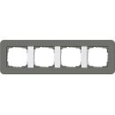 Gira 0214413 Abdeckrahmen 4-fach Gira E3...