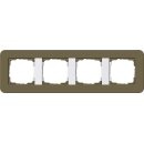 Gira 0214416 Abdeckrahmen 4-fach Gira E3...