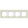 Gira 0214417 Abdeckrahmen 4-fach Gira E3 Sand/Reinweiß