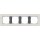 Gira 0214421 Abdeckrahmen 4-fach Gira E3 Hellgrau/Anthrazit