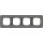 Gira 0214423 Abdeckrahmen 4-fach Gira E3 Dklgrau/Anthrazit