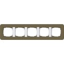 Gira 0215416 Abdeckrahmen 5-fach Gira E3...
