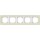 Gira 0215417 Abdeckrahmen 5-fach Gira E3 Sand/Reinweiß