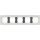 Gira 0215421 Abdeckrahmen 5-fach Gira E3 Hellgrau/Anthrazit