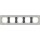Gira 0215422 Abdeckrahmen 5-fach Gira E3 Grau/Anthrazit