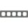Gira 0215423 Abdeckrahmen 5-fach Gira E3 Dklgrau/Anthrazit