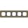 Gira 0215426 Abdeckrahmen 5-fach Gira E3 Umbra/Anthrazit