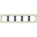 Gira 0215427 Abdeckrahmen 5-fach Gira E3 Sand/Anthrazit