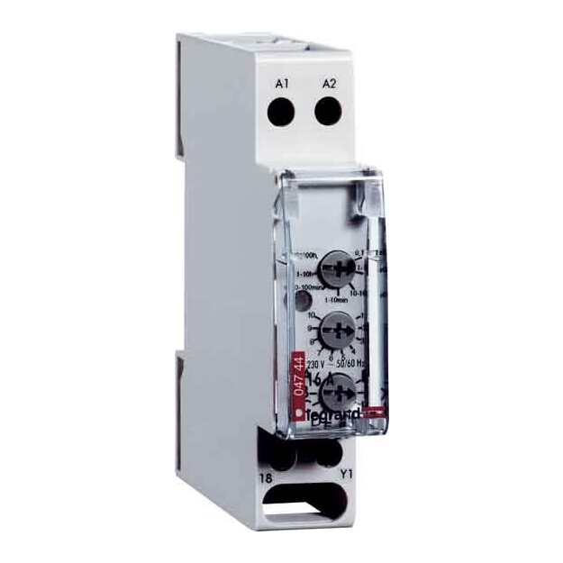 Legrand 004744 Zeitrelais Multifunktionsrelais (analog) Anschlussspannung 12… 230 VAC/DC 1TE