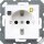 Jung A5520.30AL FI-SCHUKO-Steckdose (lackiertes Aluminium) Aluminium Serie A